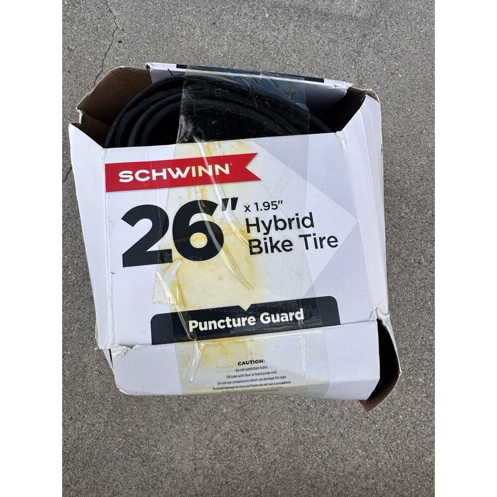 Schwinn 26"x2"Bicycle Hybrid Bike Tire Puncture Guard Open Box Return New